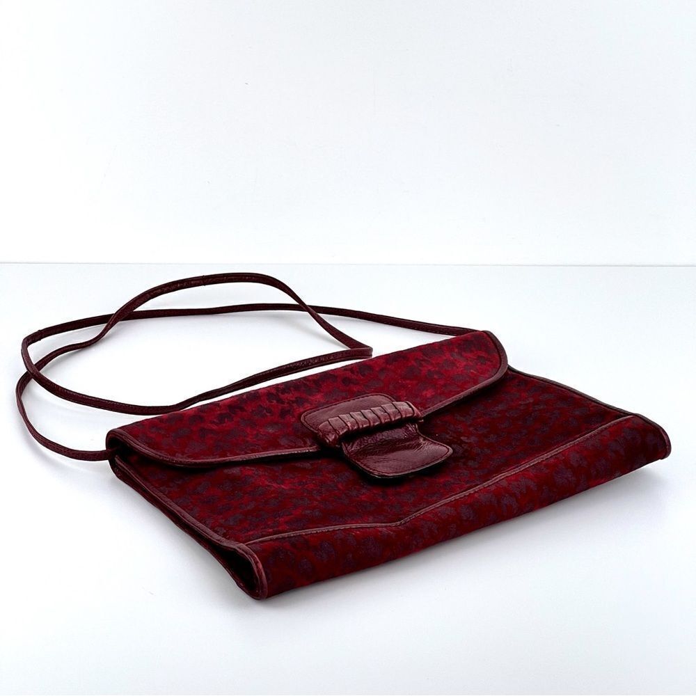 Vintage Susan Gail Red Retro Crossbody Purse - Picture 3 of 11